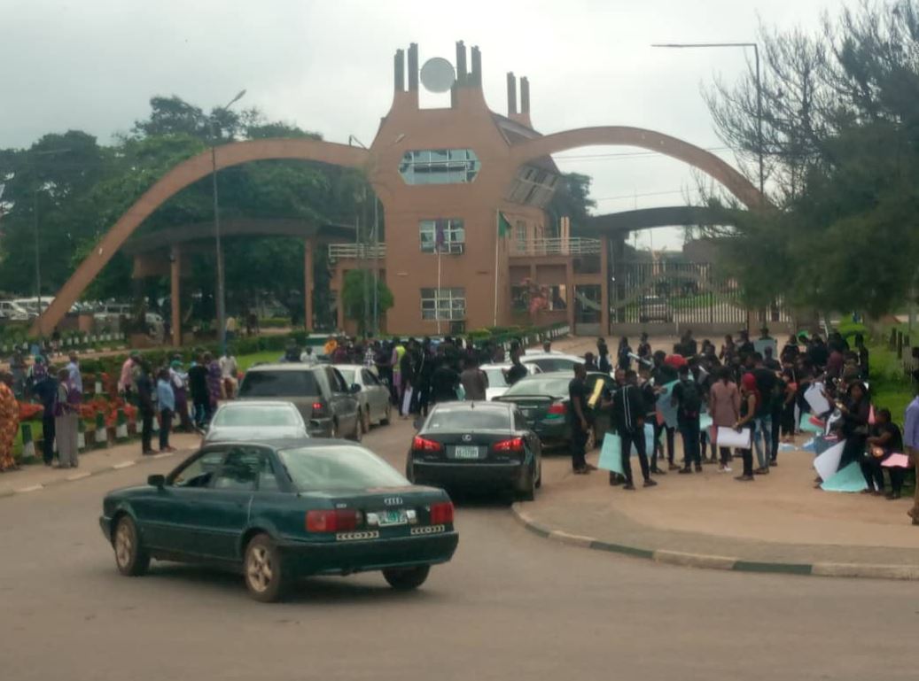 Students protest rape, murder of Uwaila Omozuwa