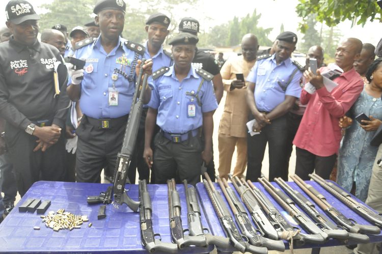 Police Parade Suspected Criminals in Lagos