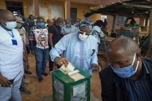 Akeredolu votes