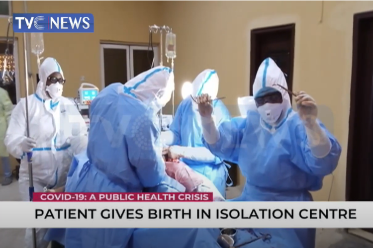 COVID-19 Patient gives birth in Isolation centre