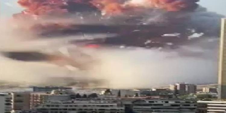Massive explosion in Beirut kills 10 persons, hundreds injured