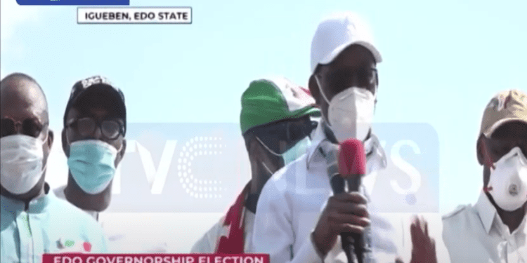 Okowa begs Ekpon people to re-elect Obaseki