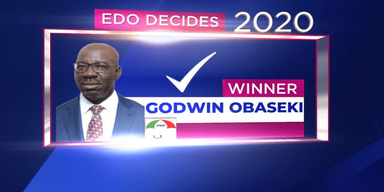 BREAKING: INEC declares Obaseki winner of Edo governorship election