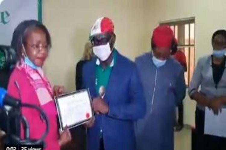 BREAKING: INEC presents certificates of return to Obaseki, Shaibu