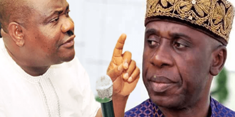 Wike, Amaechi exchange words at Justice Karibi Whyte’s burial