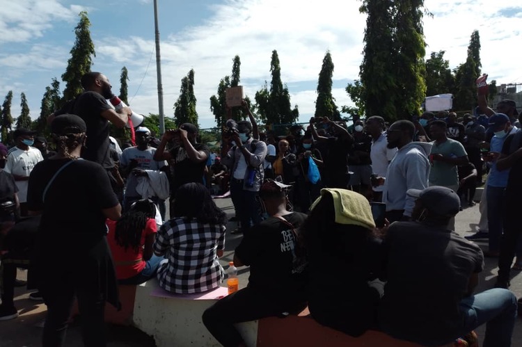 Scrap SARS immediately, protesters in Abuja tell IGP