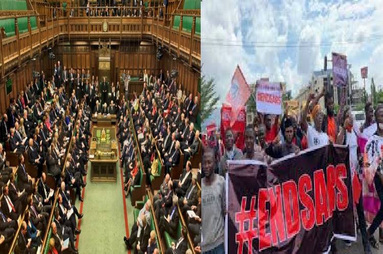 EndSars: UK Parliament begin debate on sanctions against Nigerian officials