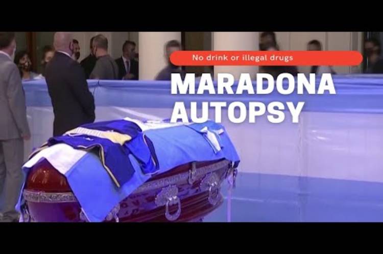 Maradona autopsy shows no drink, illegal drugs