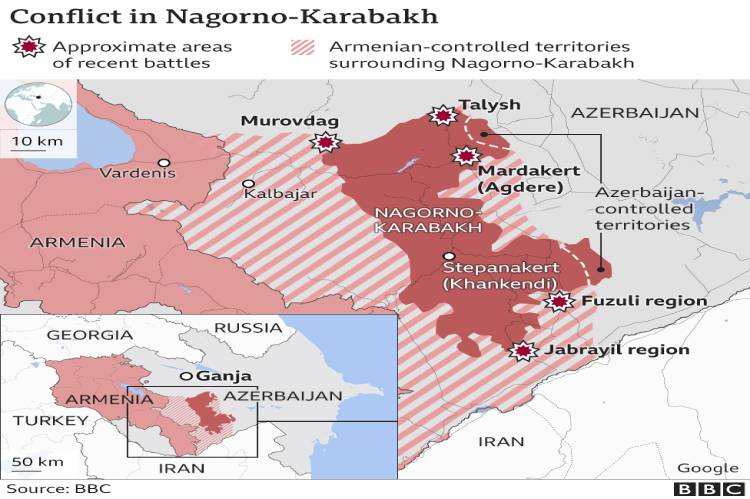 900 Syrian fighters return from Nagorno-Karabakh -Syrian monitor