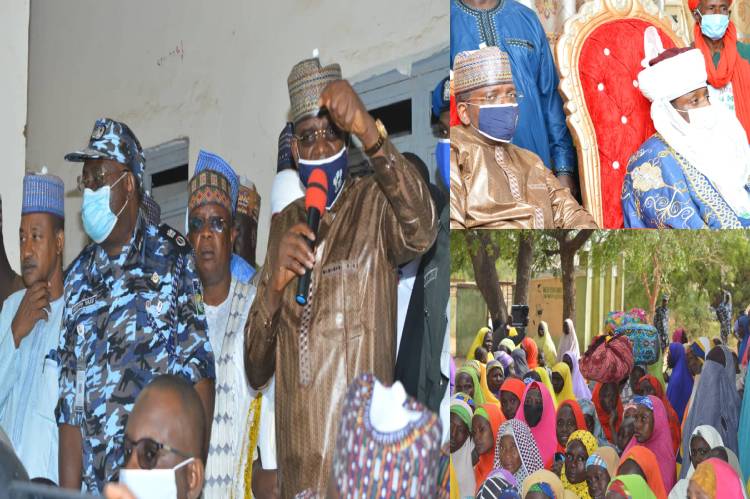 Matawalle visits Communities attacked by bandits, assures adequate security