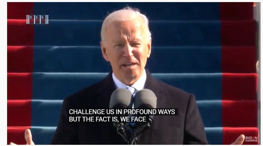 Inaugural Speech by Joseph R. Biden Jr 46th President of the United States of America