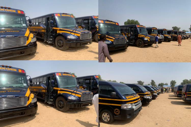Governor Zulum launches 90 buses to ease transportation challenges