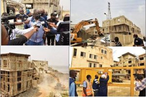 Lagos building Demolition