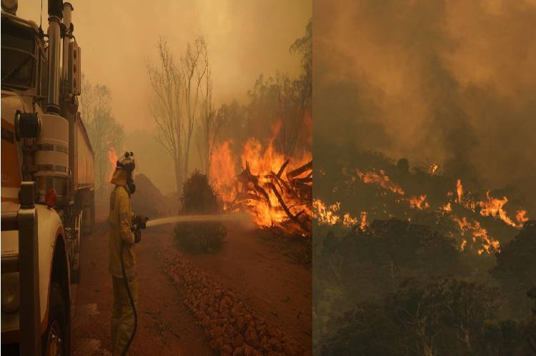 Australia bushfire: At least 71 homes destroyed near lock-down city of Perth