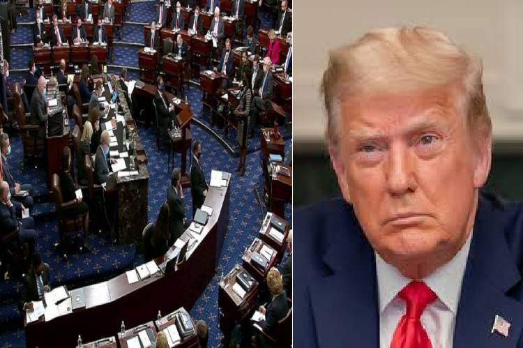 U.S Senate vote to proceed with second impeachment trial of Donald Trump
