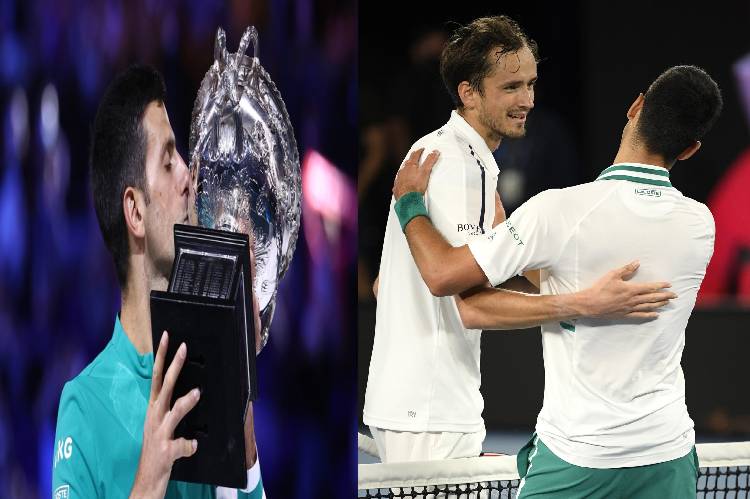 Djokovic beats Medvedev to win 9th Australian Open, 18th Slam