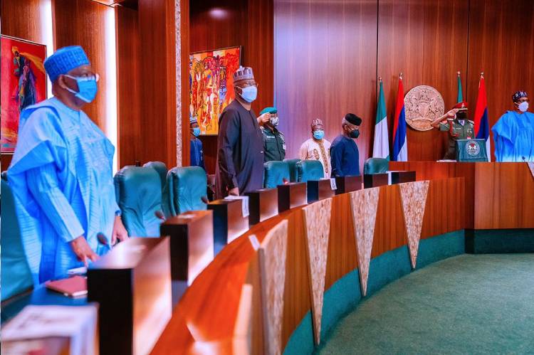 Photo Story: President Muhammadu Buhari presides over Federal Executive Council meeting at State House, Abuja