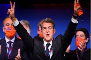 Joan Laporta elected Barcelona president for a second time