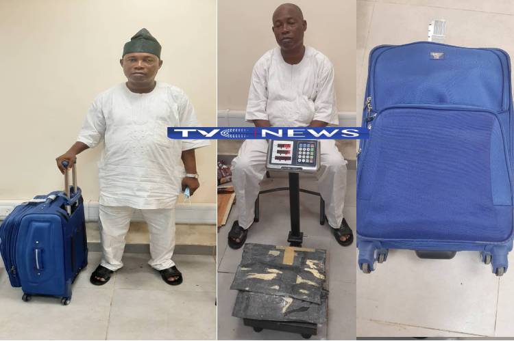 NDLEA arrests suspected drug trafficker with 3 parcels of cocaine at Lagos Airport