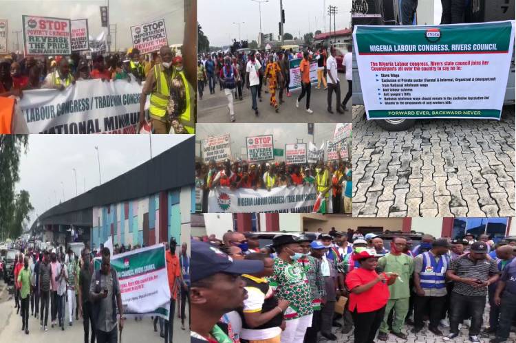 NLC begins nationwide protests over plans to amend National Minimum Wage Act
