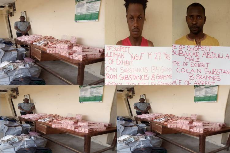NDLEA arrests Boko Haram drug supplier in Taraba, trans-border trafficker in Yobe