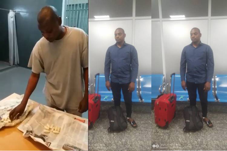 Drug trafficker excretes 1.750kg cocaine after arrest at Lagos airport