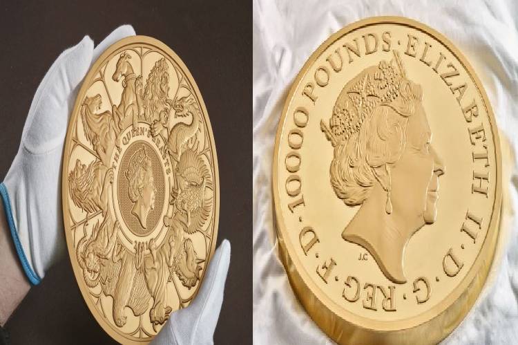 Britain’s Royal Mint produces largest gold coin ever