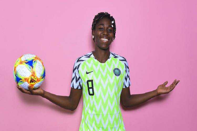 Oshoala named Nigeria’s ‘All-Time greatest Female Player’