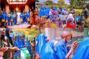 2021 Children’s Day: Buhari, Osinbajo host students from NorthEast Children’s Learning Centre, Maiduguri