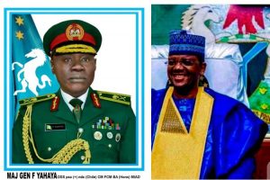 Major General Farouk Yahaya and Gov Matawalle