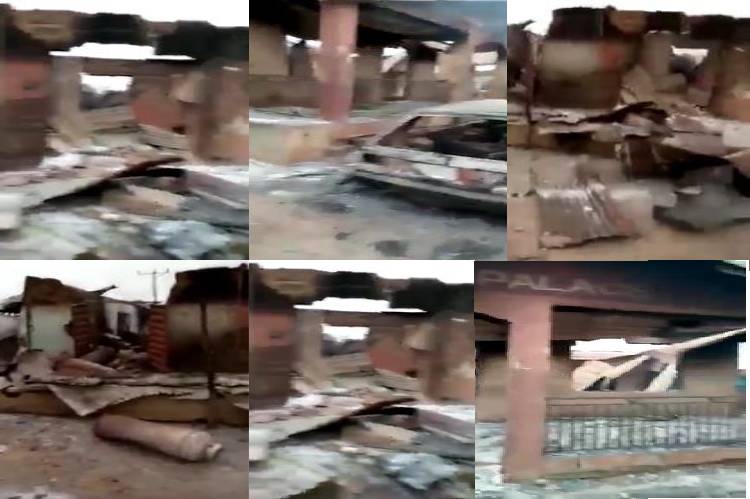 Suspected Fulani Herdsmen attack Igangan, kill scores, burn king’s palace