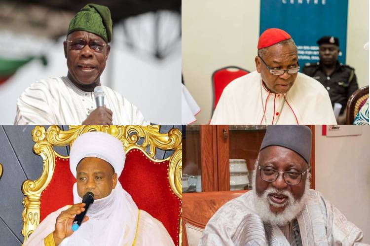 Insecurity: Obasanjo, Sultan of Sokoto, Onaiyekan, Abdulsalam in closed door meeting
