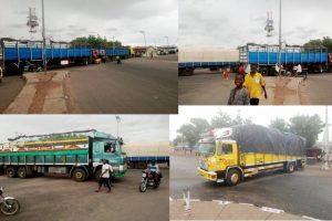 Alleged Extortion: Truck drivers protest, block major roads leading to Sokoto, Kebbi states