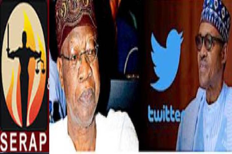 SERAP sues FG, Lai Muhammed over repressive directive to broadcasters to stop using Twitter