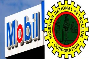 NNPC and Mobil Oil logos