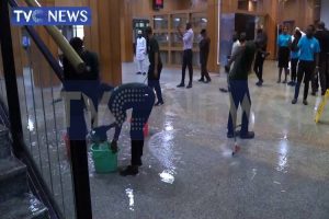 Roofing Leak disrupts plenary at the Senate