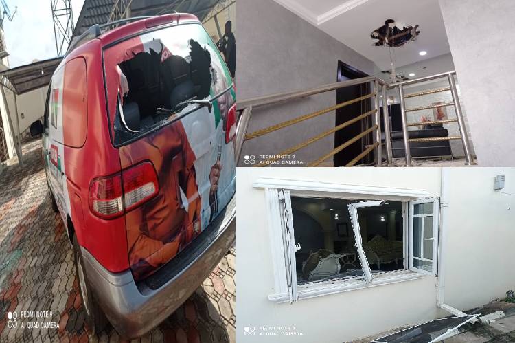 Gunmen attack Sunday Igboho’s residence, destroy cars, property worth millions of naira