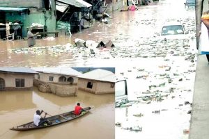 The latest news about flood is that 100 houses submerged, 40 residents rescued in Taraba