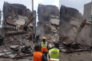 LASG removes partially collapsed building, to remove 70 Others