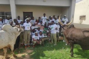 Buhari gifts NYSC members  cos, rice, 1million naira