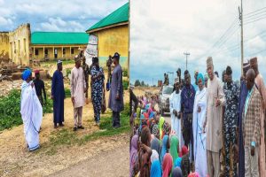 Governor Zulum visits Wulgo in Lake Chad shores