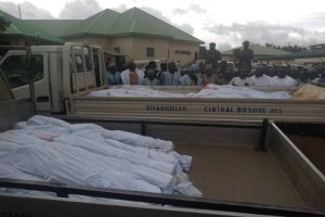Latest news is that 22 commuters killed in Jos, 14 others injured
