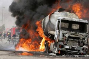 Bandits set petrol tanker on fire, attack other vehicles in Zamfara