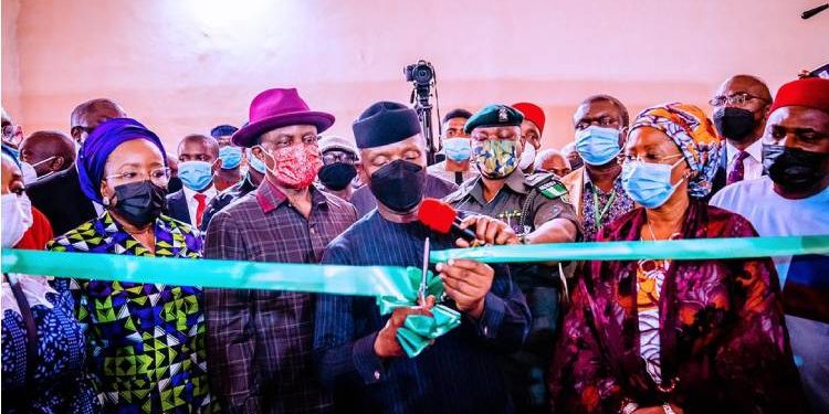 Osinbajo inaugurates Delta Power Holding Company (NDPHC) substation