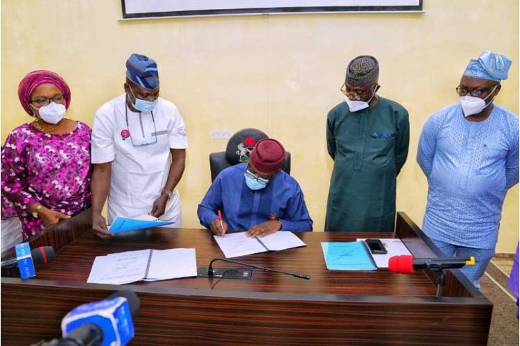Latest news is that Governor Fayemi signs six bills into law