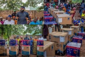 Latest news is that Oyo Speaker empowers more Constituents in Lanlate with deep Freezers, Generators