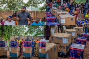 Oyo Speaker empowers more Constituents in Lanlate with deep Freezers, Generators