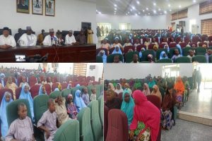Updated: Gov Bello receives 90 children abducted from Tegina community