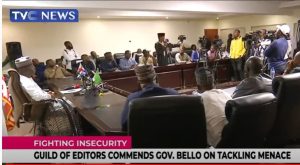 Guild Of Editors commends Gov Yahaya Bello on tackling insecurity