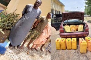 Man paraded for supplying fuel to bandits in Sokoto